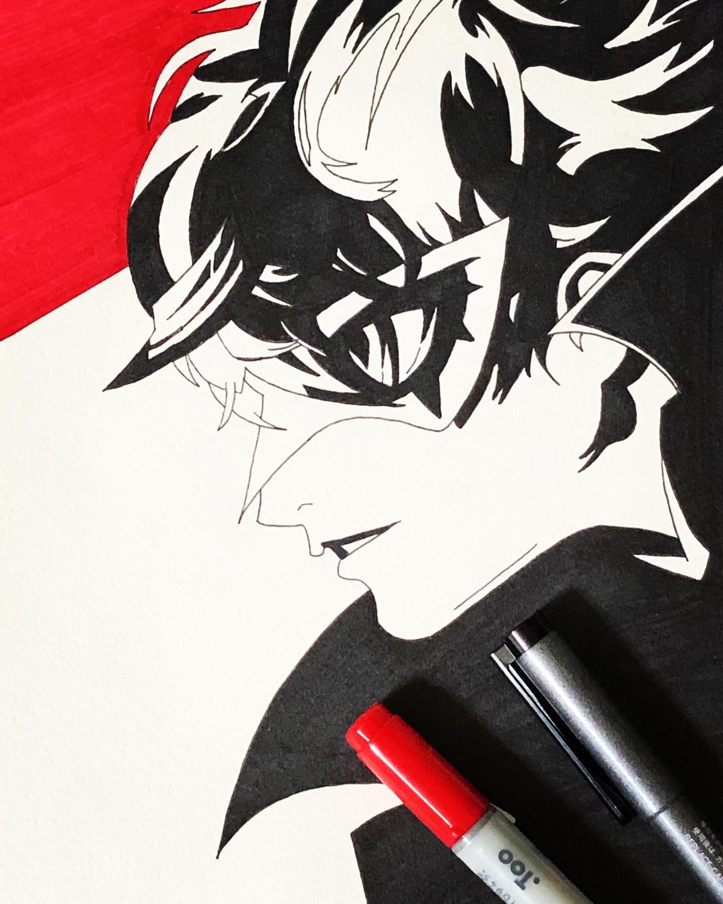 伊吹 ペルソナ5 雨宮 蓮 Jokerかっこいい ペルソナ好きさんと繋がりたい ペルソナ5 絵描きさんと繋がりたい コピックイラスト アニメ好きな人と繋がりたい アニメキャラクター T Co 8ymaykudxq Twitter