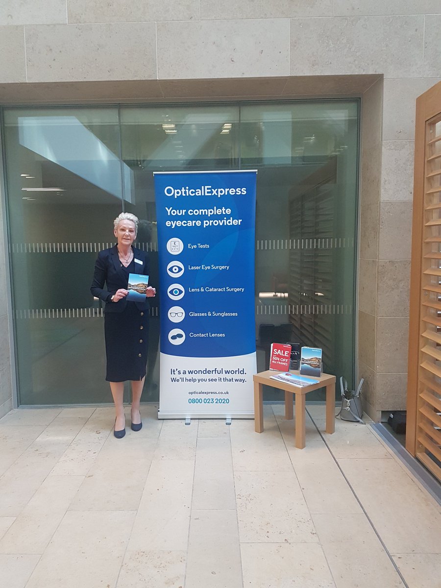 AtriaEdinburgh's tweet photo. Starting this year with 2020 vision, @OpticalExpress pop up. #officepopup #vision #2020 #eyecare https://t.co/D6iefNpJ4N