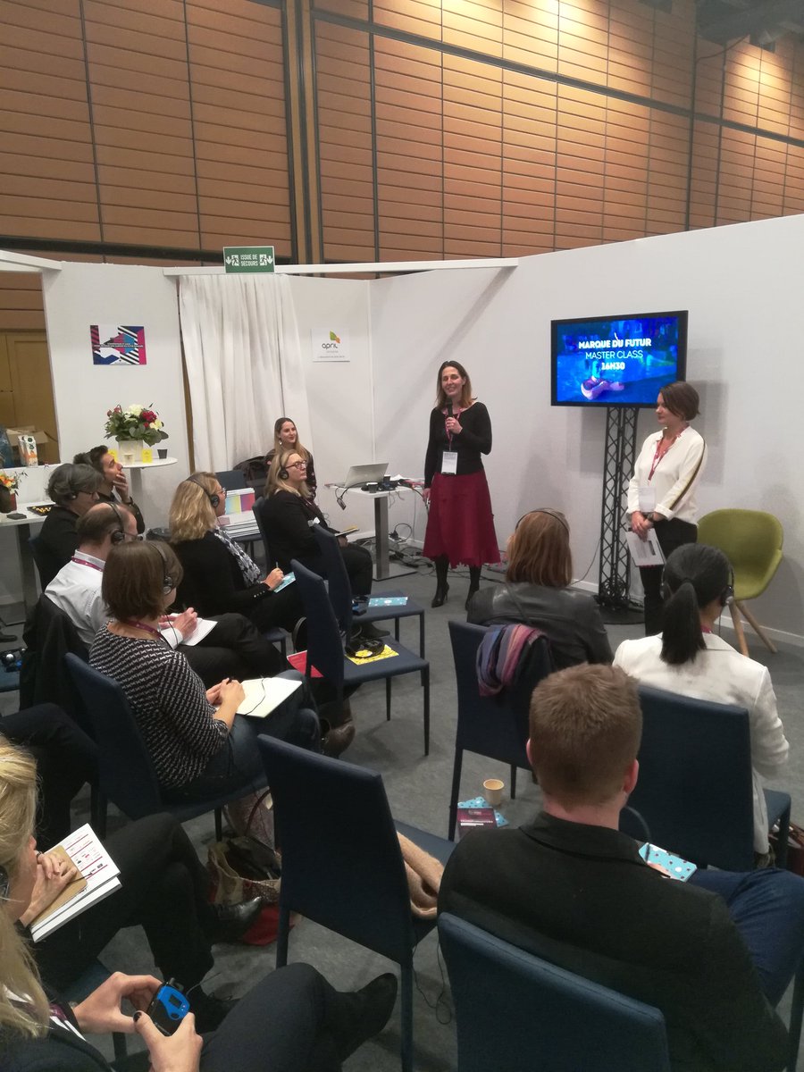 Très heureux d'accueillir les #dirigeants de #PME et #ETI à notre masterclass sur la marque du futur au Congrès #EDFUTUR!