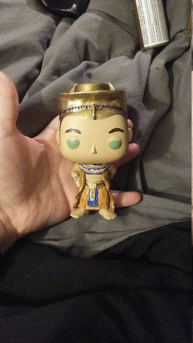 NakeeyaPM's tweet photo. #ahkmenrah #funkomod finished! he's such a cutie! my babe rocked it again π https://t.co/AddqesFET5