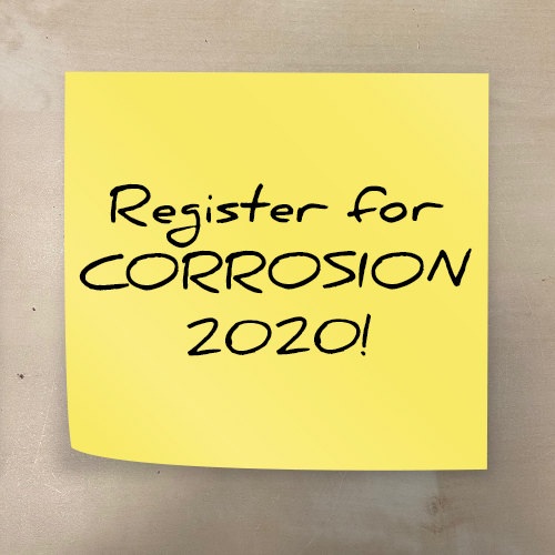 NACEtweet's tweet photo. Got one of these on your desk? Take action and register today before the advance registration closes and prices go up! https://t.co/OjjHNoQ8d0 #corrosion2020 https://t.co/XrEk2ZQdUU