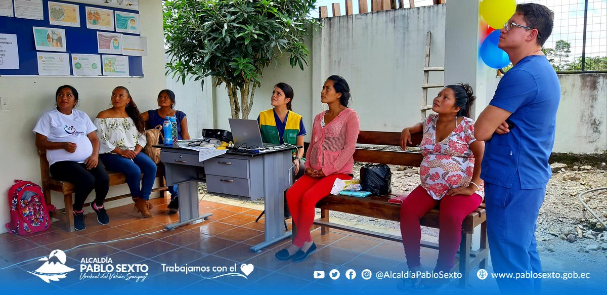 MunicipioPablo's tweet photo. Somos parte de la campaña del Ministerio de Salud: "Club de las madres embarazadas", donde mujeres en estado gestación reciben charlas de prevención para no tener complicaciones durante su gestacion.
Nuestro aporte es con el transporte y alimentación para los participantes. https://t.co/k3tFcSoldG