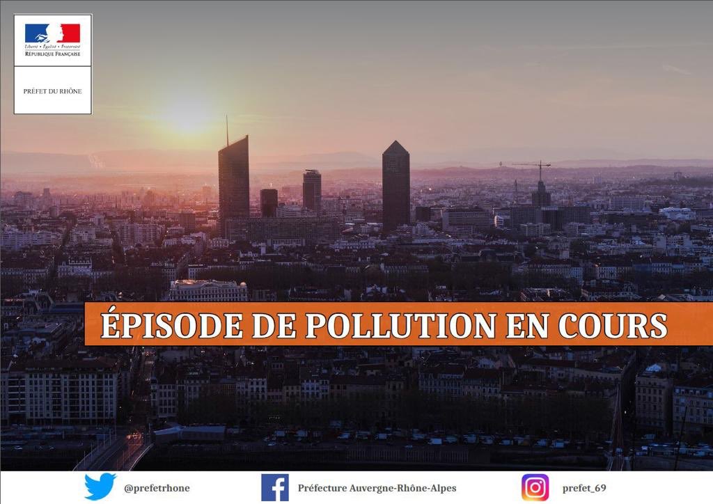 prefetrhone's tweet photo. Au regard de la persistance de l’épisode de #pollution en cours, le préfet P.MAILHOS a décidé de maintenir les mesures en vigueur, notamment la circulation différenciée et la baisse des limitations de vitesse de 20km/h, pour la journée du vendredi 24 janvier 2020. https://t.co/0igWXlsBwu