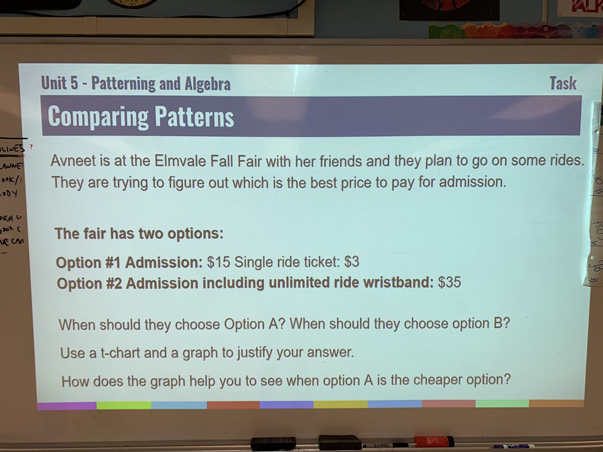 TosCentral67's tweet photo. Really nice patterning and algebraic thinking happening in our classroom these days! @TosorontioPS @SCDSB_Schools #SCDSBmath https://t.co/m4cJAtIxd9