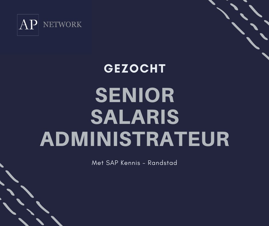 APNetworknl's tweet photo. Gezocht met spoed. interim- Senior Salarisadministrateur. Met SAP kennis |Full-tIme | 4-6 mnd | Ben je beschikbaar of ken je iemand. Bel dan 071 - 207 37 47 https://t.co/YmblyybST5