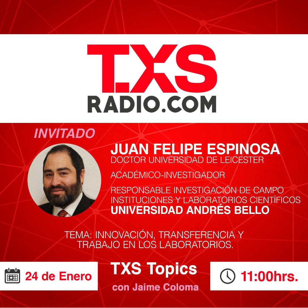 EspinosaCristia's tweet photo. Este viernes en radio TXS. https://t.co/ITafXFI8qZ