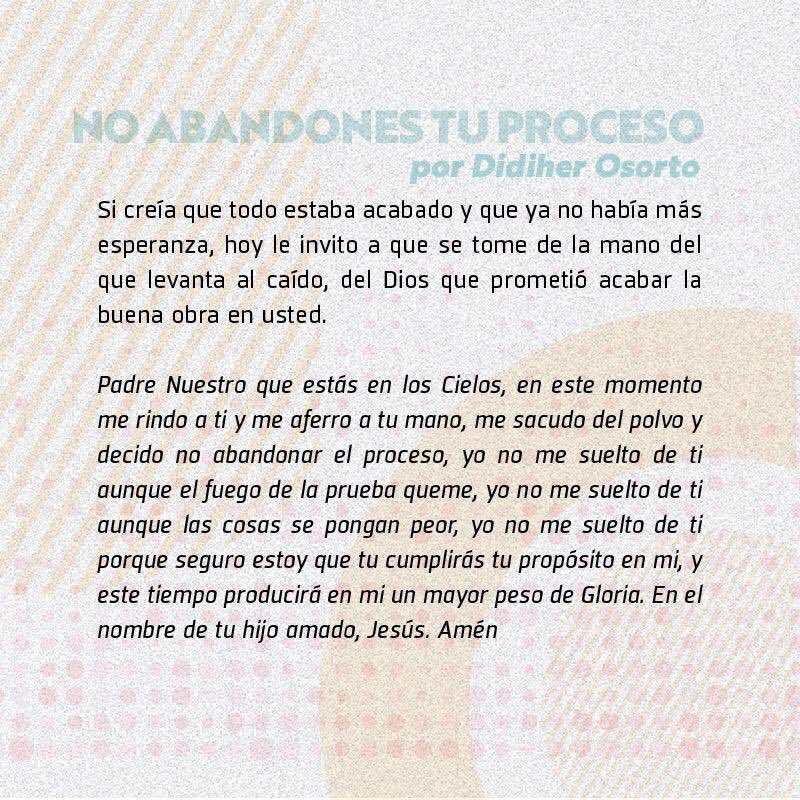 dosortom's tweet photo. Los procesos de Dios son el camino al propósito. https://t.co/f9jgF80G32