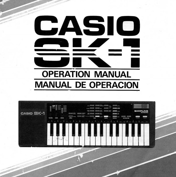 JamesHarryMusic's tweet image. Who had one of these? I did. I wish I still had it. #casiosk1 #casiokeyboard #casio #throwbackthursday #nostalgia