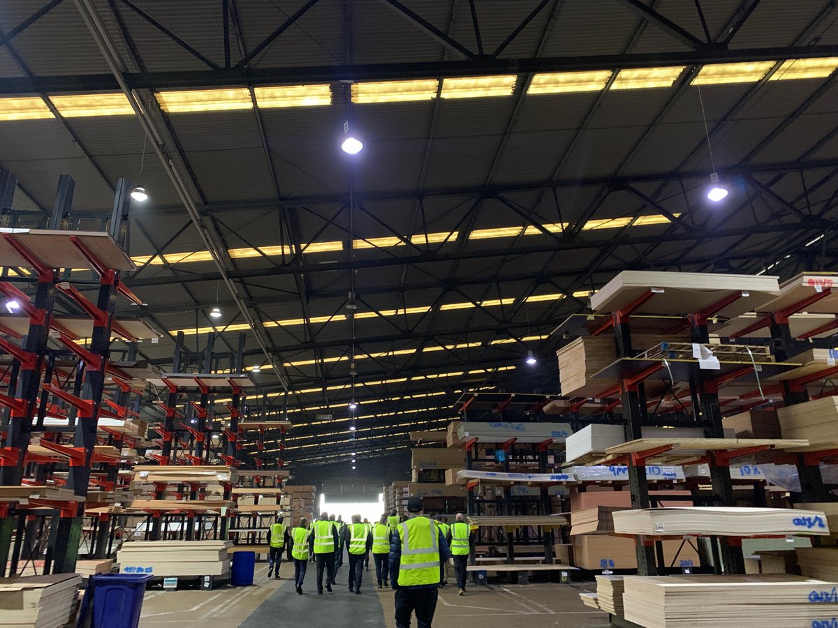 Great Product launch today <a href="/Meyer_Timber/">Meyer Timber</a> - some great new products from @EGGER_UK  and <a href="/Kronospan/">Kronospan</a> . Thanks to Adam for organising a very informative day out!

The warehouse was like something out on Indiania Jones!