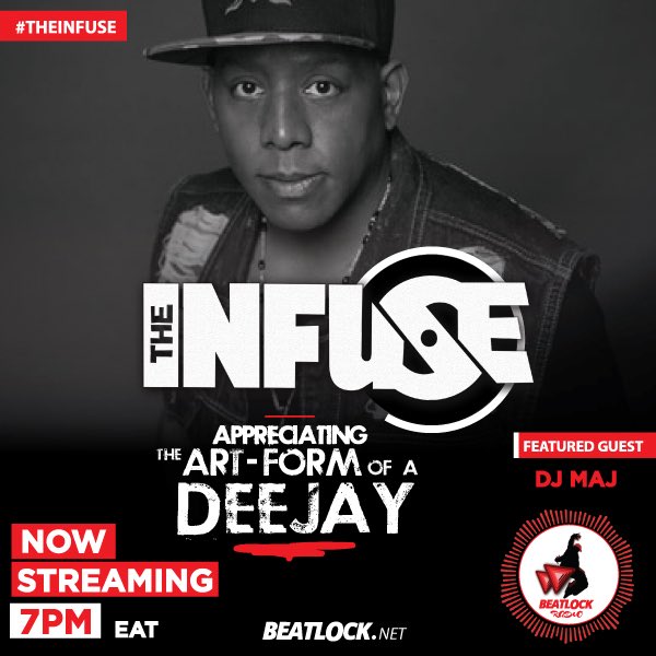 beatlock_'s tweet photo. Now streaming | THE INFUSE | 1 Dj | 1 Hr | 1 Platform 🎯 @MajPro with that heat music! Stream link https://t.co/2LvXqSBVOP Let’s get #turntup #theinfuse #beatlockradio #themusiccenterstage #Appreciatingtheartformofadeejay #nowplayingonbeatlockradio https://t.co/q5wGVxf8zY