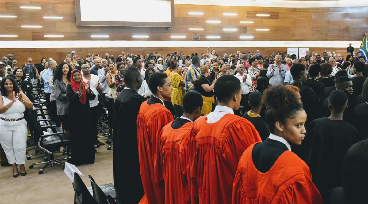DIRCO_ZA's tweet photo. [PHOTOS]: Jubilant parents applaud as the learners are acknowledged by Deputy Minister @alvinbotes, DIRCO senior officials and Westbury High educators. The learners felt honoured to be exposed to diplomats &amp; get information on @DIRCO_ZA’s work. #DIRCOOpenDay #BackToSchool https://t.co/ISD5h1VqDe