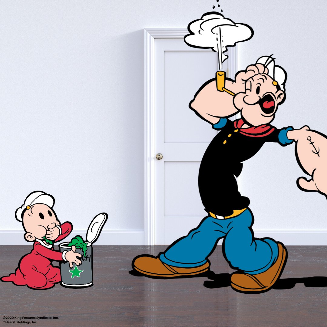 Popeye Official Popeye Was Trying To Bake A Spinach Pie For Nationalpieday But Then Popeye Popeyestrong Sweetpea T Co Oeixabn6iu Twitter