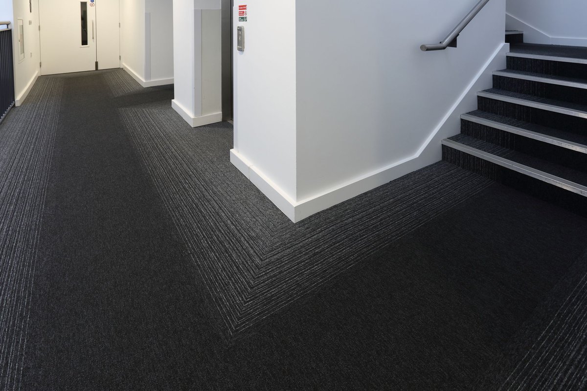 burmatex's tweet photo. Something a little bit special, installed by @albionmillcarpets using Tivoli and Tivoli mist to obtain an ombré effect which is out of this world. Thanks guys. #burmatex #moreforyourfloor #thehub #carpet #caroettiles #flooring https://t.co/nb55cltc8D