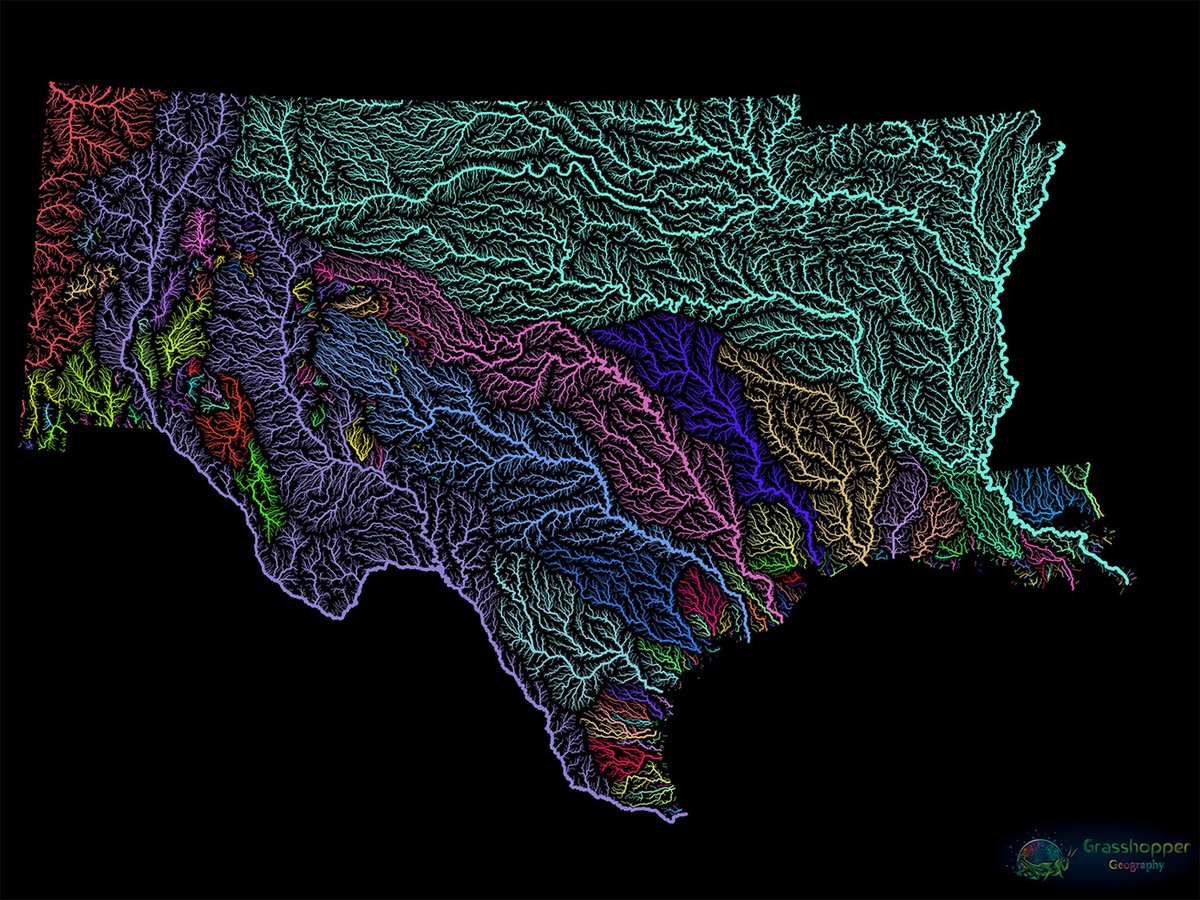 These are the waterways of the EPA's region 6, home to the great state of #Texas. But the @EPA 
 is gutting protections leaving  11.5 million Texans with unprotected drinking water.

#ProtectCleanWater.
No #dirtywaterrule.