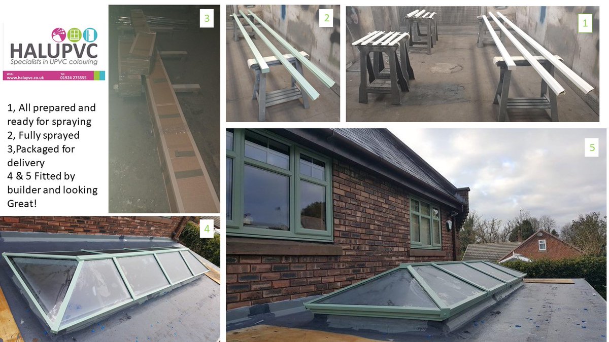 HalupvcLimited's tweet photo. This #lantern roof came in white all coloured in #BS14C35 to match new #windows and fitted to a great standard by a builder https://t.co/8Zr2K91sFx