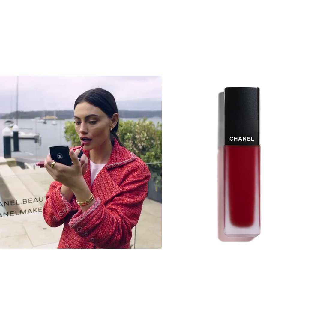 Dress Like Phoebe Tonkin on X: 15 January [2020]  On welovecoco IG feed  wearing #chanel Rouge Allure Ink Fusion Ultrawear Intense Matte Liquid Lip  Color ($38) in 824 Berry. On her
