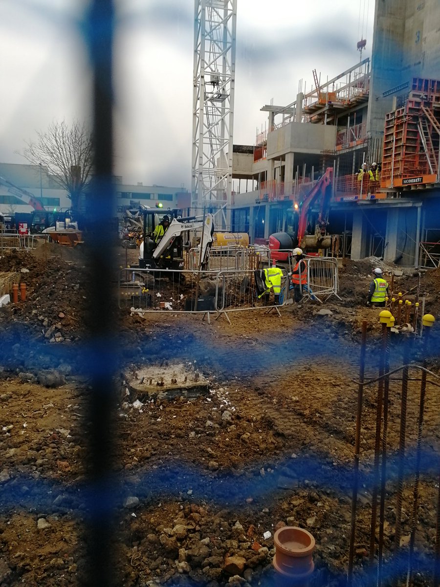 Jamrat_'s tweet photo. Really interesting site visit today to see @networkhomesuk #ActonLane scheme springing out of the ground & then onto Central Middlesex Hospital where we'll soon be building 160 affordable homes on some surplus land https://t.co/dW9xJu8O8i