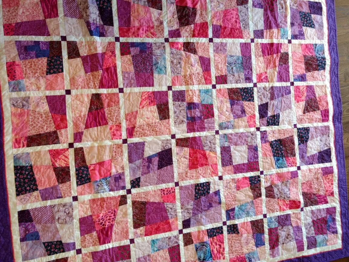tinabliese's tweet photo. Excited to share the latest addition to my #etsy shop: Pink and Purple Crazy Quilt Blanket Twin https://t.co/5VNLw22w3E #housewares #bedroom #bedding #pink #purple #patchwork #twin #cotton #white https://t.co/k3u2tVSKAa