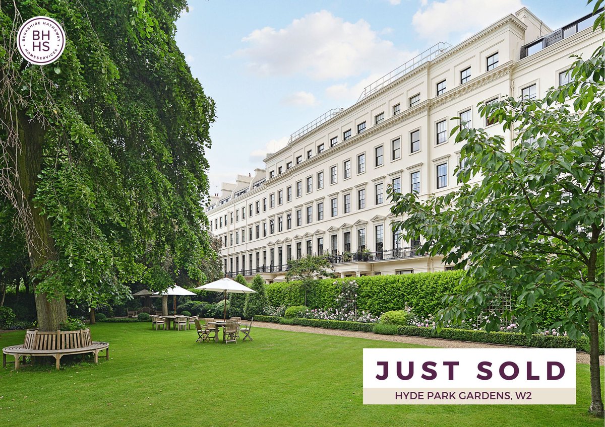 BHHSKayandCo's tweet photo. JUST SOLD: This magnificent white stucco apartment with astonishing views of Hyde Park! If you're thinking of selling or letting your property, call us for your free market appraisal: 020 3582 5972. #JustSold #BerkshireHathaway #GlobalNetwork #HydePark #LondonProperty https://t.co/FqTQmFQds4