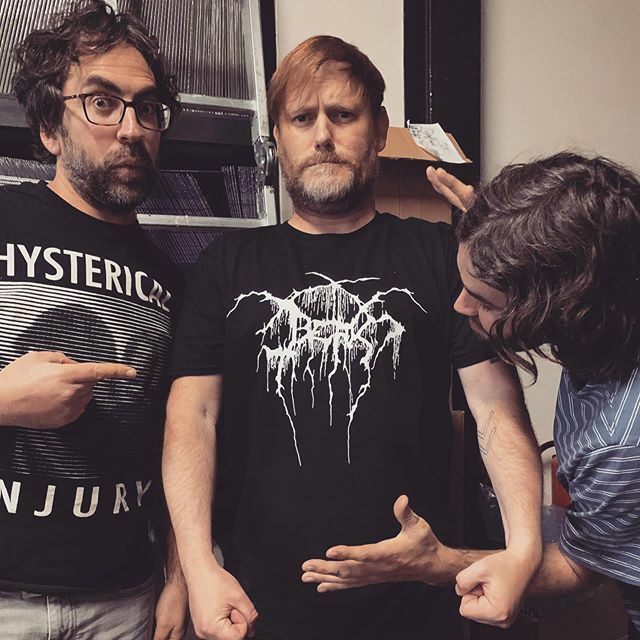 SimplePrint1's tweet photo. New @beakbristol metal tees available from their upcoming tour starting tomorrow @electricballroomcamden . Modelled by @barrow_geoff with @fourstringer1 & @moongangs >>> @invadarecords βοΈ#simpleprintstudio #screenprinting #handprinted #tshirtprinter #briβ¦ https://t.co/KChDYyj2eA https://t.co/ff2TnEfBV4