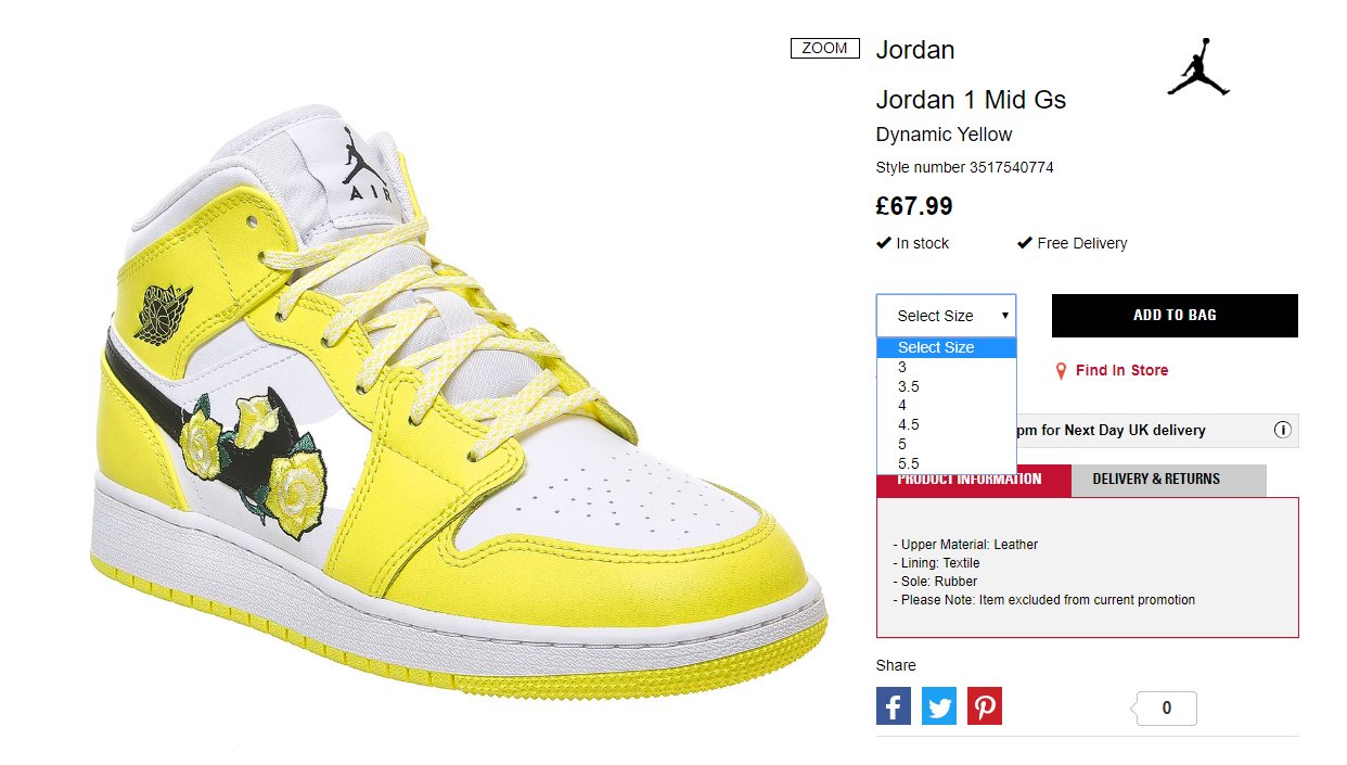 jordan 1 dynamic yellow