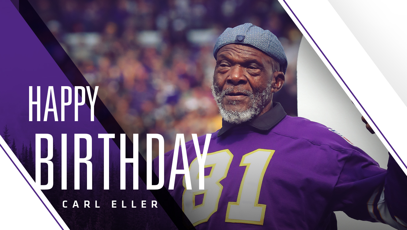 Happy birthday to one of our favourite Purple People Eaters - Carl Eller! 