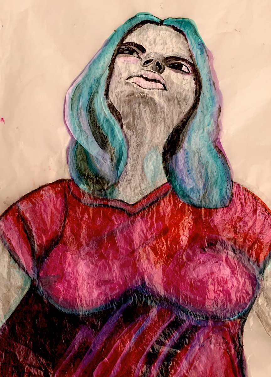 brossard_gaby's tweet photo. I have decided this one is done. Moving on! #unleashyourcreativebeast #contemporaryart #canadianart #canadianartist #kunst #arttoronto #myartprocess #modernportrait #artislife #contemporarypainter #artstudio #abssraktemalerei #abstraktkunst #mixedmediaart #mystyle #myway https://t.co/rxhVnV3nk3