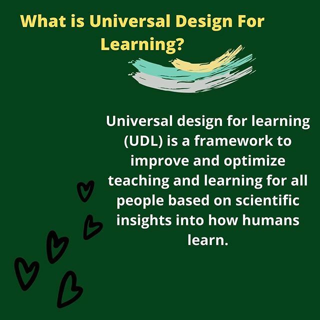 DisabilityAwar_'s tweet photo. I discovered Universal Design for learning, while working with kids and young people with disabilities and schools. ‘UDL guides design of instructional goals, assessments, methods and materials that can be customised and adjusted to meet individual needs… https://t.co/zaAouDM5PO https://t.co/AupOOcVoh2