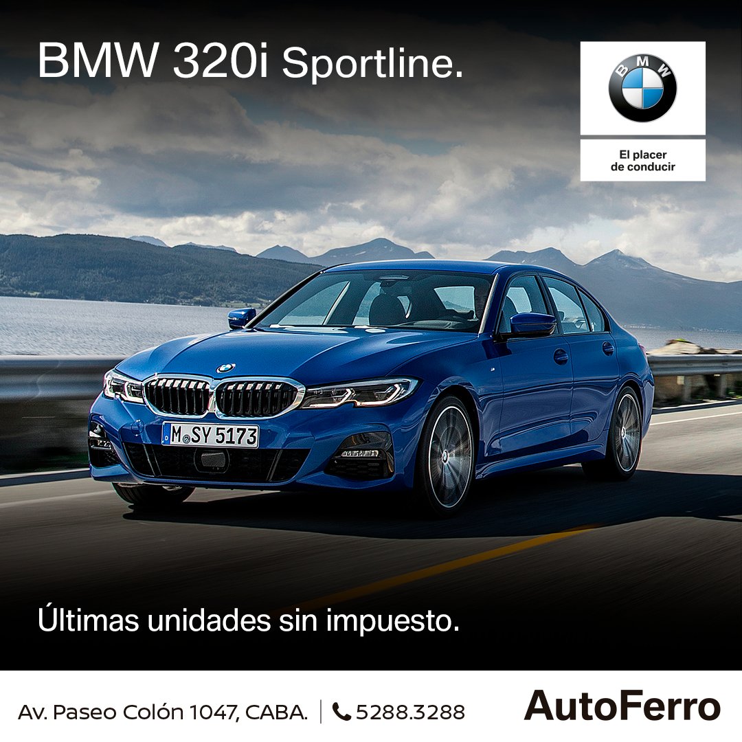 BMWAutoFerro's tweet photo. Nuevo #BMW320i Sportline. Oportunidad irrepetible en #BMWAutoFerro últimas unidades sin impuesto. #bmw #bmwinsta #bmwlife #bmwgram #bmwluve #bmwclub https://t.co/V0WaIk67Na