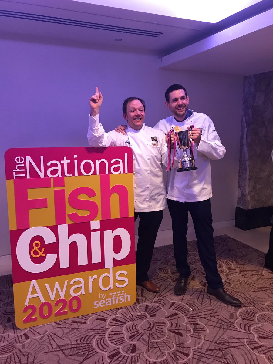 Officially the BEST fish and chip chip in the UK!!!
.
We’ve only gone and bloody done it!!  🏆 @FishNChipAwards #fishnchipawards