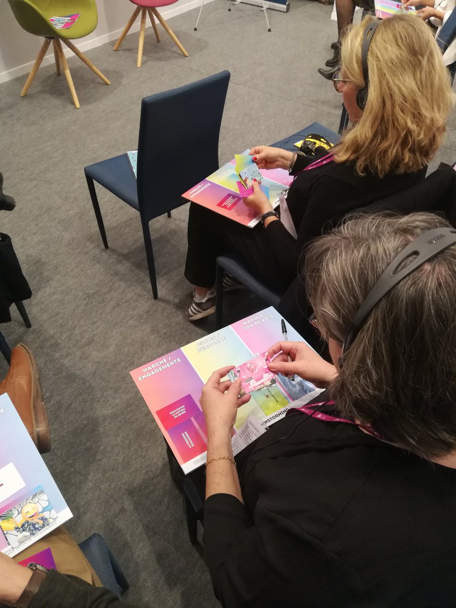 Les #dirigeants sont invités à réfléchir sur les futurs engagements de leur marque pour leurs futures cibles! Un sujet qui nous passionne à l'agence et qui a une forte résonance auprès des participants. #EDFutur