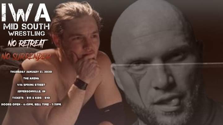 The ArenA (@thearena1416) on Twitter photo WHTAT: <a href="/IWAMidSouth/">IG- @IWAMidsouth</a> presents "No Retreat, No Surrender"
WHEN: TONIGHT
WHERE: The ArenA
1416 Spring Street
Jeffersonville, Indiana
Ticket Prices: $15.00
Kids: $10.00
Doors Open: 6:45pm
Bell-Time: 7:35pm
For more information, Please click here:
facebook.com/events/s/iwams… WHTAT: <a href="/IWAMidSouth/">IG- @IWAMidsouth</a> presents "No Retreat, No Surrender"
WHEN: TONIGHT
WHERE: The ArenA
1416 Spring Street
Jeffersonville, Indiana
Ticket Prices: $15.00
Kids: $10.00
Doors Open: 6:45pm
Bell-Time: 7:35pm
For more information, Please click here:
facebook.com/events/s/iwams…