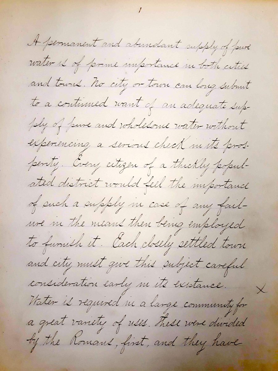 PolyArchives's tweet photo. A handwritten thesis for #NationalHandwritingDay from the NYU Engineering class of '78 -- 1878, that is!

After the 1973 merger of NYU Heights with #polytech, our archive got their collection of engineering theses and dissertations - so we have Poly and (old) @nyutandon  theses. https://t.co/TRibhoK9a6