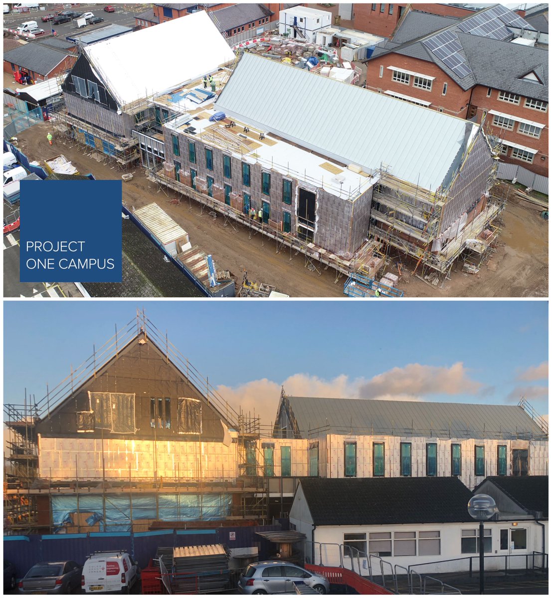 Our latest photographs show the great progress on the Music School. Find out more about this new shared resource for <a href="/KHSWarwick/">King's High School</a> and <a href="/WarwickPrep/">Warwick Prep School</a> 
 ow.ly/831A30oyVq6   #projectonecampus #bestofbothworlds #music #musicmatters