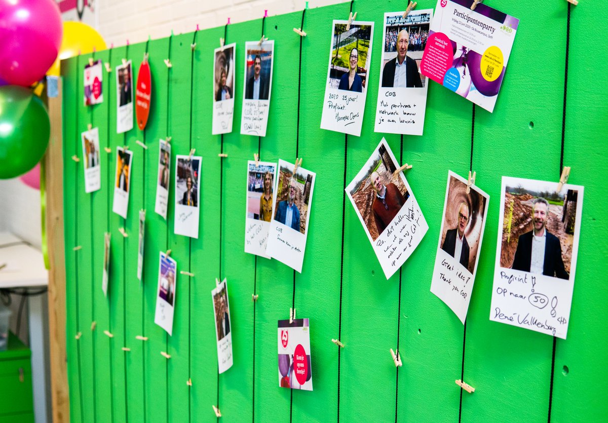 Op 23 januari jl. was de programmaraad en de officiële opening van ons jubileumjaar! Meer dan vijftig afgevaardigden van onze participanten kwamen ontbijten om de plannen van 2020 te bespreken. Het COB bestaat 25 jaar. Komt u ook binnenkort een foto maken voor de wall of fame?