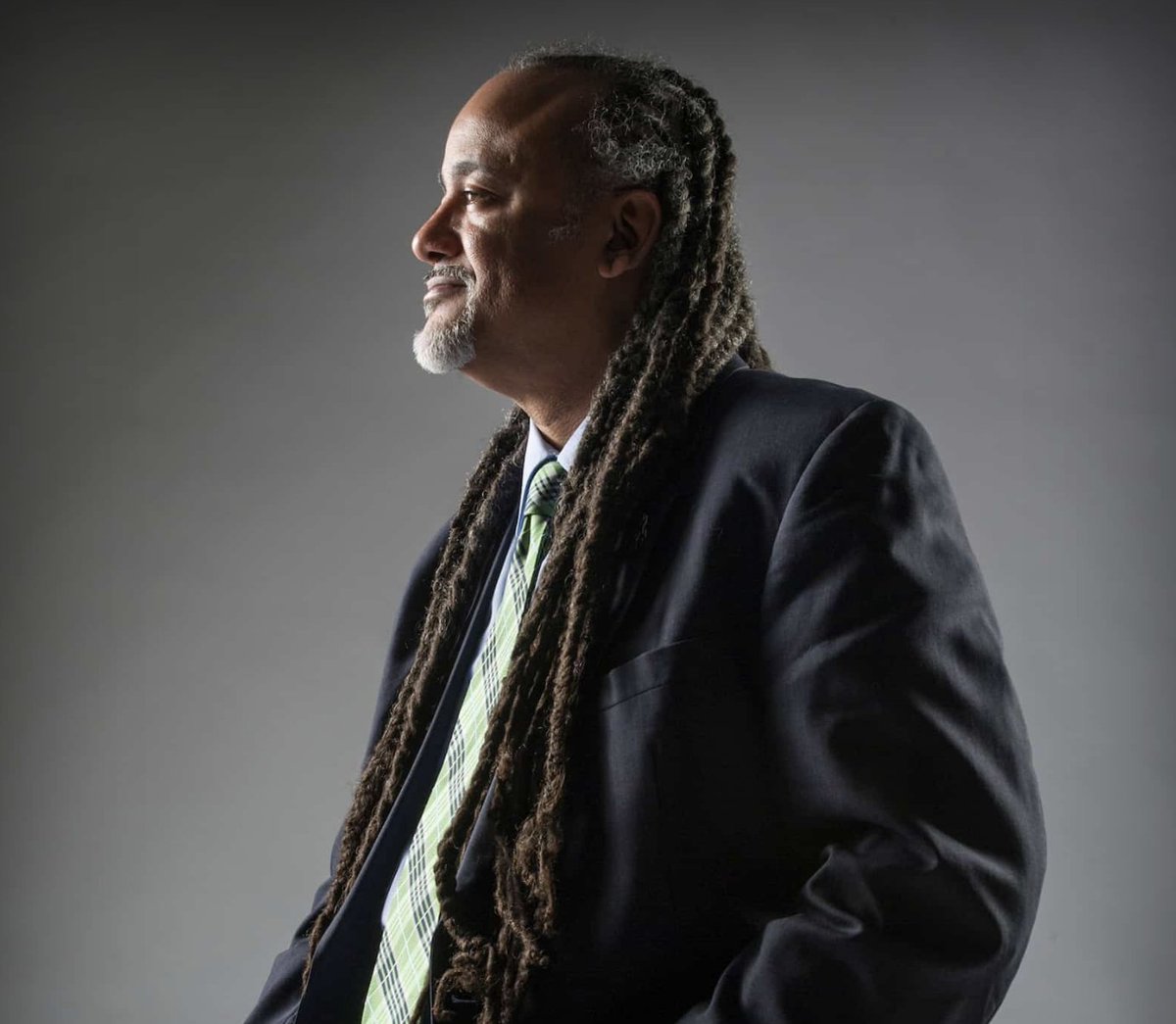 Portrait of an African American man in a suit 