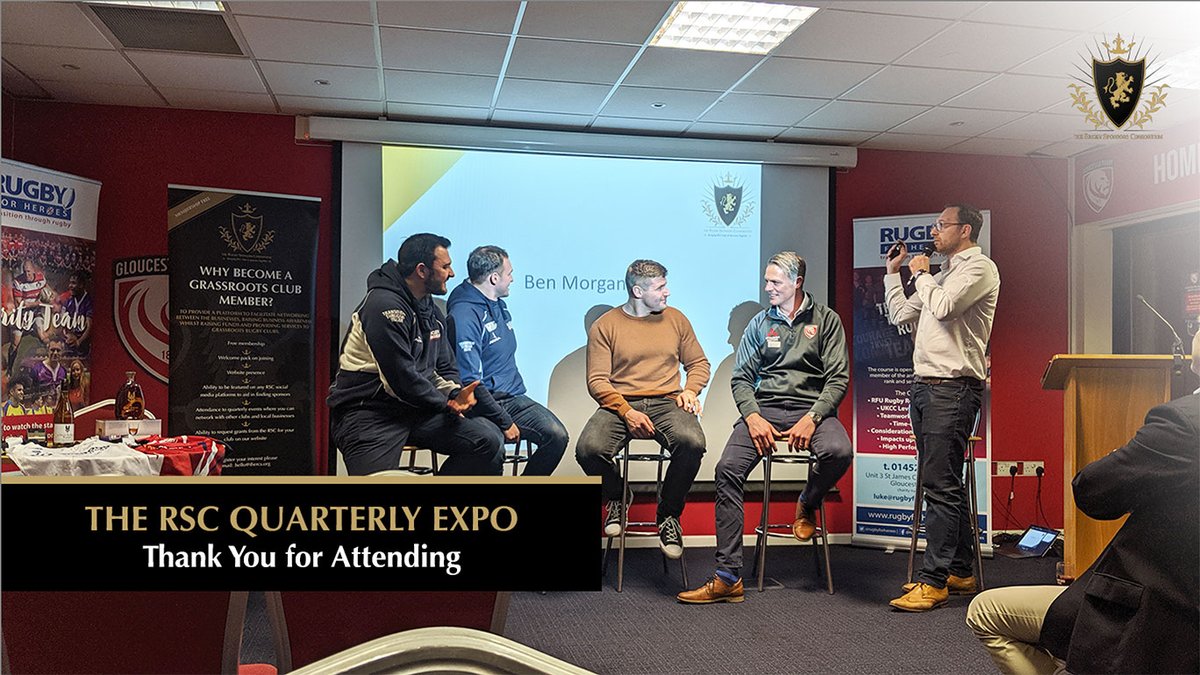 We would like to say a huge thank you to everyone who attended our quarterly event yesterday evening at Gloucester Rugby. There was a fantastic turn out and we are very excited for what 2020 has in store for The RSC! 🏉

Book your place at our next eve ... bit.ly/2TPR3gg
