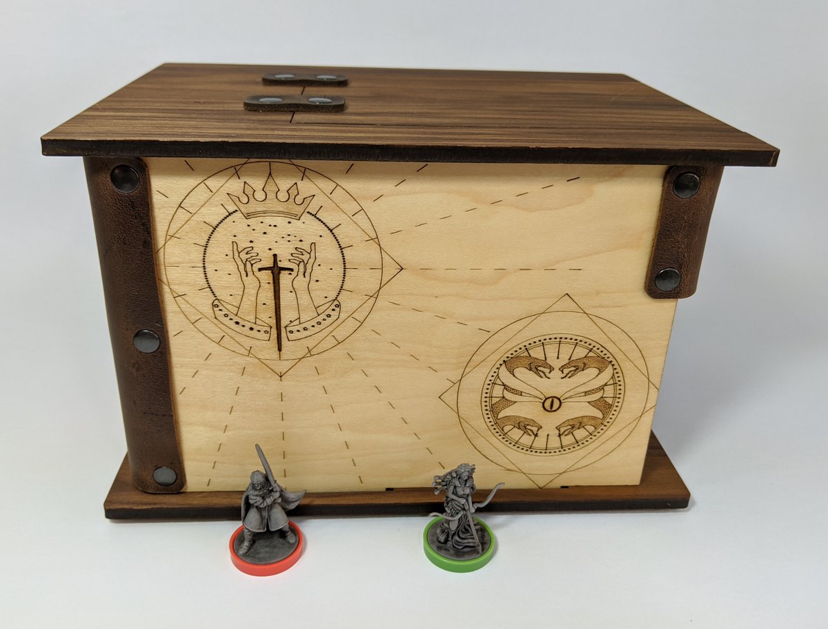 Vorpalboard's tweet image. Win this incredible #Unmatched themed Vorpal Board 🔥#giveaway🔥 we made with @RestorationGame Includes a lifetime tier from our KS along with the beautiful scanning box 

To Enter
1. Follow @Vorpalboard 
2. Retweet and like this tweet

kck.st/2GciGYY

Winner picked 1/31