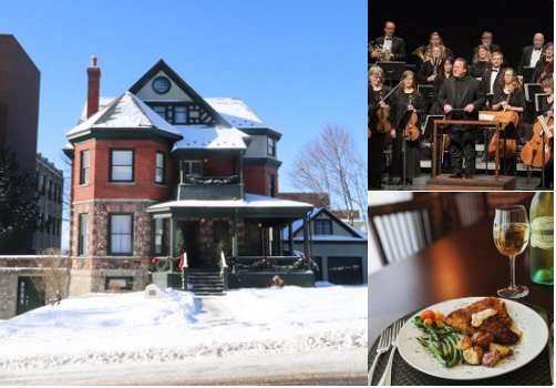 Are you planning to attend the Bangor Symphony Orchestra's 3 pm performance of  Dvorak &amp; Stravinsky this Sunday? Through a partnership with the Bangor Symphony Orchestra, we are able to offer "Dinner and a Show" packages, including dinner on Saturday, and a show on Sunday!