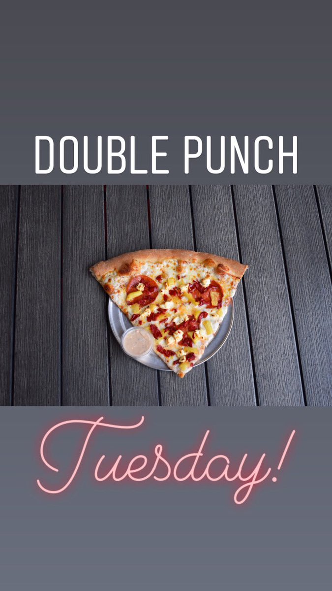 LHPizzaCapitol's tweet photo. Happy Tuesday! Donโt forget that you get double punches today!
#lhpizza #doublepunchday #doublepunchtuesday #tuesday #twotimestherewards #thecapitoldistrict #downtownomaha #omaha #omahaeats #omahafoodie #omahafoodies #foodiesofomaha #9inchslice #selfservebeerwall #omahapizza https://t.co/cBaODYdtLa