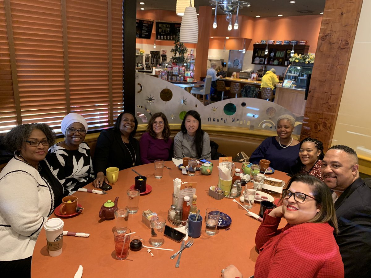 Grateful for a Team Breakfast to celebrate our partners and the amazing team members who #powerInclusion at @EconInclusion every day! I am SO grateful to work with each one of these brilliant and committed people!
