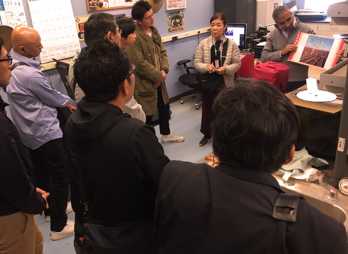 Dr. Mazin Saber explaining the #WaterSalinity and #SoilManagement research equipment to members of an Ag company from Japan! #WorldWideSolutions #InternationalReach