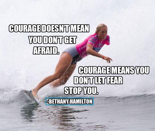 scvahs's tweet photo. Quote of the Day: "Courage doesn’t mean you don’t get afraid. Courage means you don’t let fear stop you."
-Bethany Hamilton
#CalPrep #quote #quoteoftheday #surfquote #surfing #sanjuancapistrano #onlinelearning https://t.co/FkXvsOAU7V