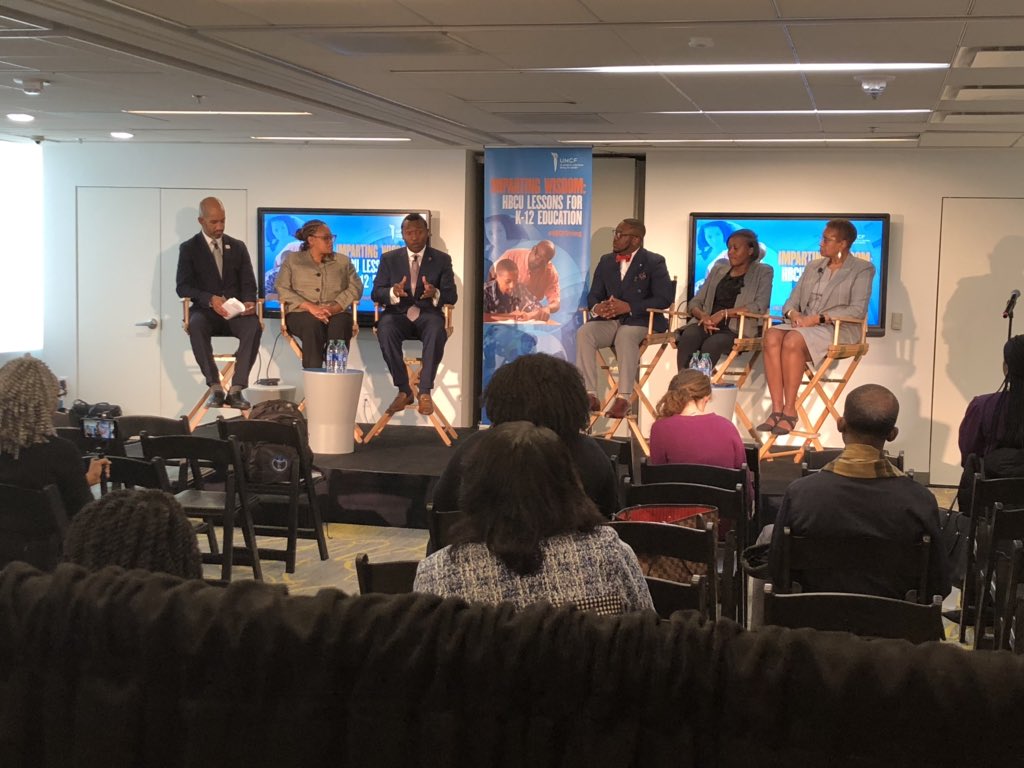 Track two underway at our #UNCFEdSummit about k-12 HBCU partnerships #UNCFK12 #HBCUStrong
