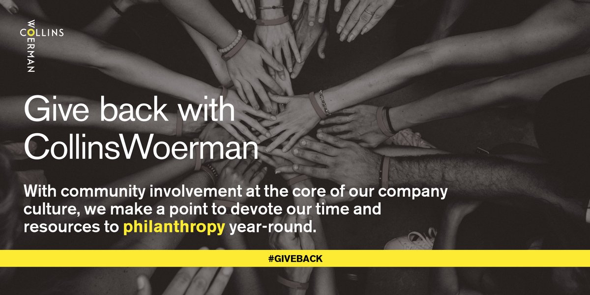CollinsWoerman's tweet photo. Did you know our team gives back to numerous local charities year-round? Check out our new Giving Back page on our website by visiting https://t.co/MobjuIJ1gy to learn more #designwithcertainty https://t.co/o63OyIvRsF