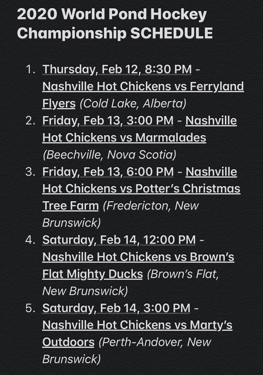 615HotChickens's tweet photo. 🚨Ladies and gentlemen🚨

Here it is! 🏒
23 DAYS until we hit the ice up north at the World Pond Hockey Championship! 

#HockeyDoodleDoo @TwoRiversFord @Midday180 @OfficialWPHC @WorldPondHockey https://t.co/4TkKcJRa0O