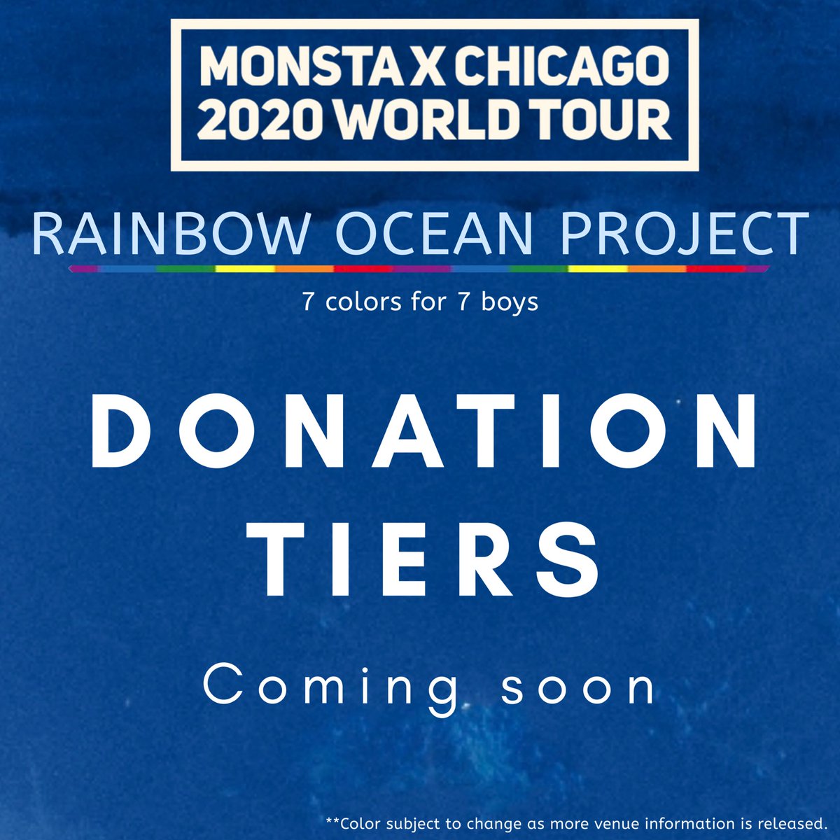 TeamMXChicago's tweet photo. #MONBEBE are you all hype for #MONSTAX’s 2020 tour?! We’re excited to be organizing the ocean again & can’t wait to see all of our fellow fans in Chicago! How was everyone’s ticket buying experience?
#MX2020WorldTour #MonstaXinChicago #MXinChicago #MXinDetroit #MonstaXinDetroit https://t.co/16vHKd8sYV
