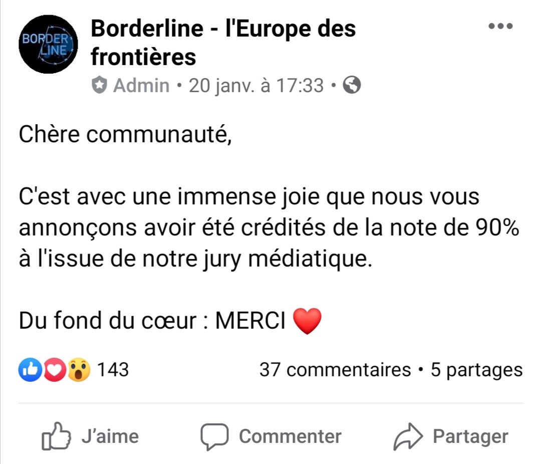 borderline_eu's tweet photo. Merci 💙 https://t.co/QuFdcmdcUm