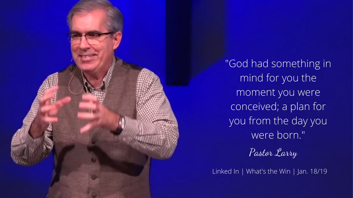 sharethehope's tweet photo. ICYMI: LINKED IN | WHAT'S THE WIN | JAN. 18/19
Listen 👂 or watch online 👀 as Pastor Larry explains how you can connect to God and discover your unique purpose. #sharethehope
https://t.co/qT1foifjC0 https://t.co/lVo55Gep7d