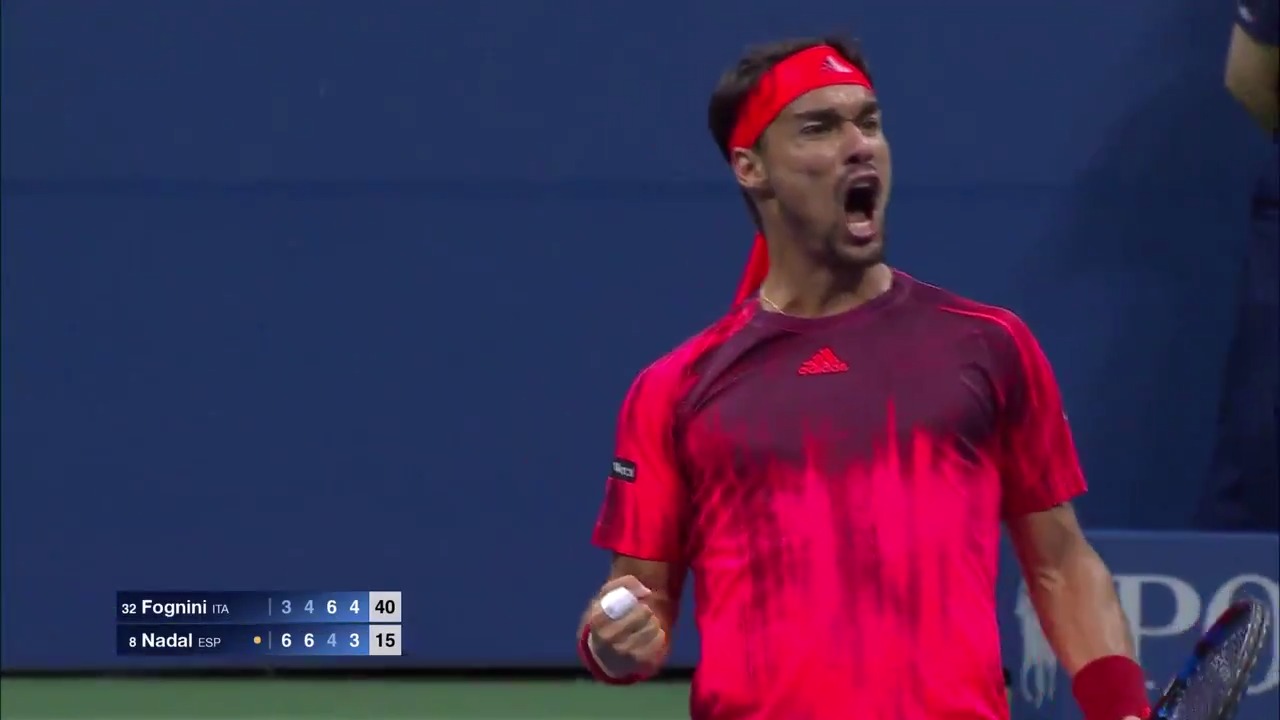 Two sets down to Rafa Nadal in 2015 and Fabio Fognini didn\t blink.

Happy birthday,    